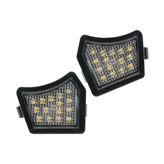 1Pair Mirror Puddle Light Lamp Lens Fit for for Volvo C30 C70 S40 S60 S80 V40 for Jaguar v