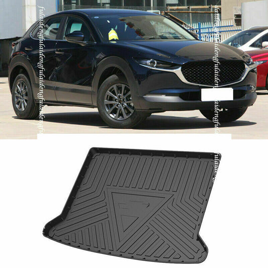 for Mazda CX-30 20-22 Black TPO Rear Trunk Cargo Liner Floor Mat All Weather 1x