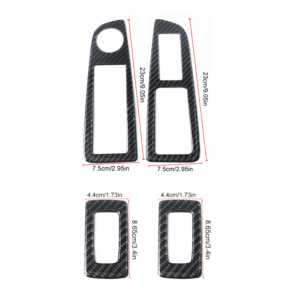 Carbon Fiber Speedmeter Decorative Cover Trim for Suzuki Grand Vitara 2006-2013 v