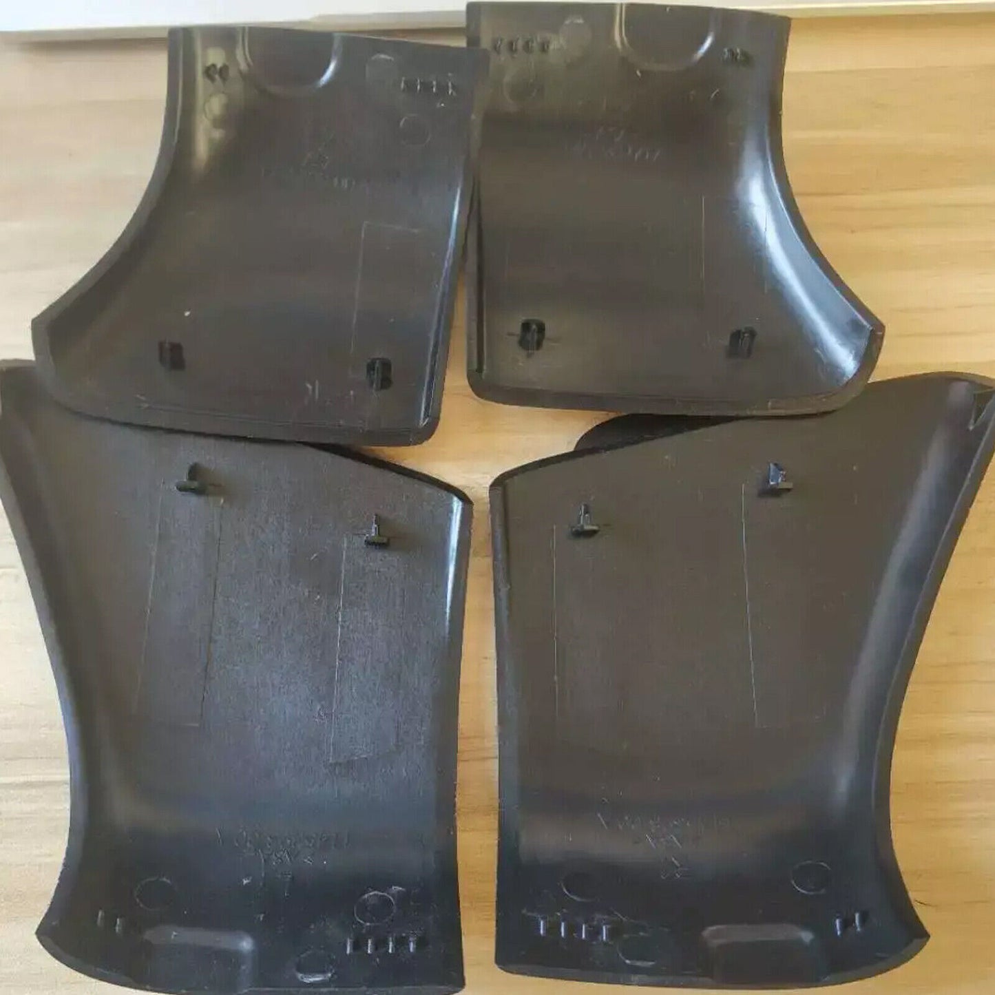 Black roof rack cover rail end housing assembly (4 pieces) for Tesla for Model Y 2021 - 2023 Q