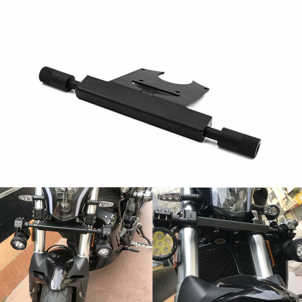 Black Head Fog Spot Light Mounting Bracket Adapter For Benelli 502C Leoncino 250 Q