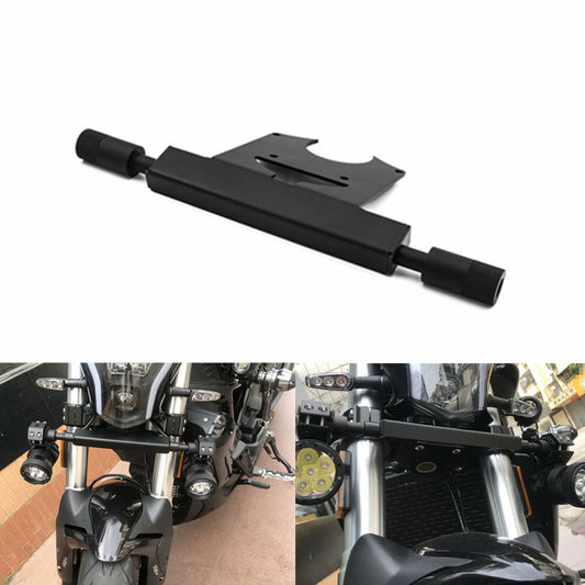 Black Head Fog Spot Light Mounting Bracket Adapter For Benelli 502C Leoncino 250 Q