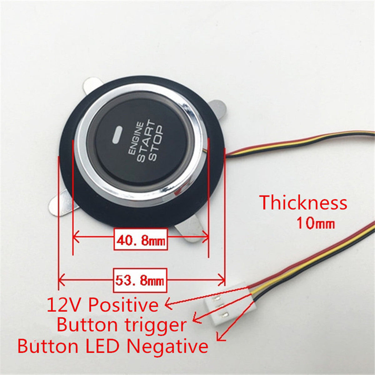 Car ignition switch engine start button for keyless entry button starter kit