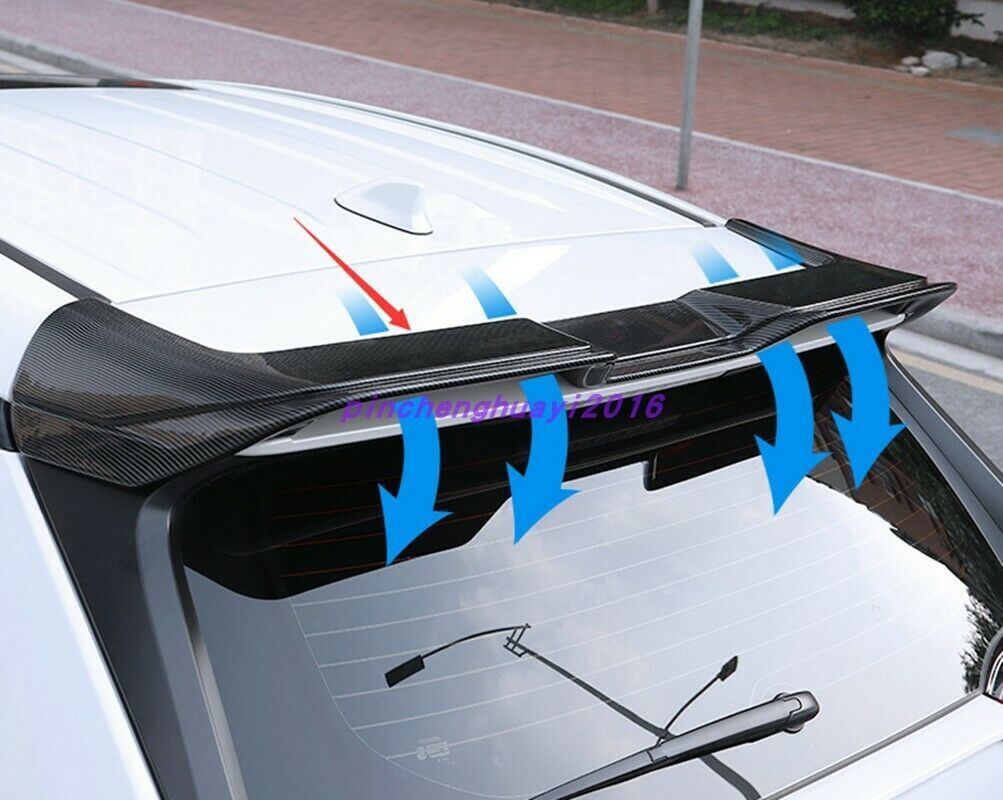 Carbon fiber Rear Trunk Spoiler Boot Lip Wing Cover for Toyota RAV4 2019-2024