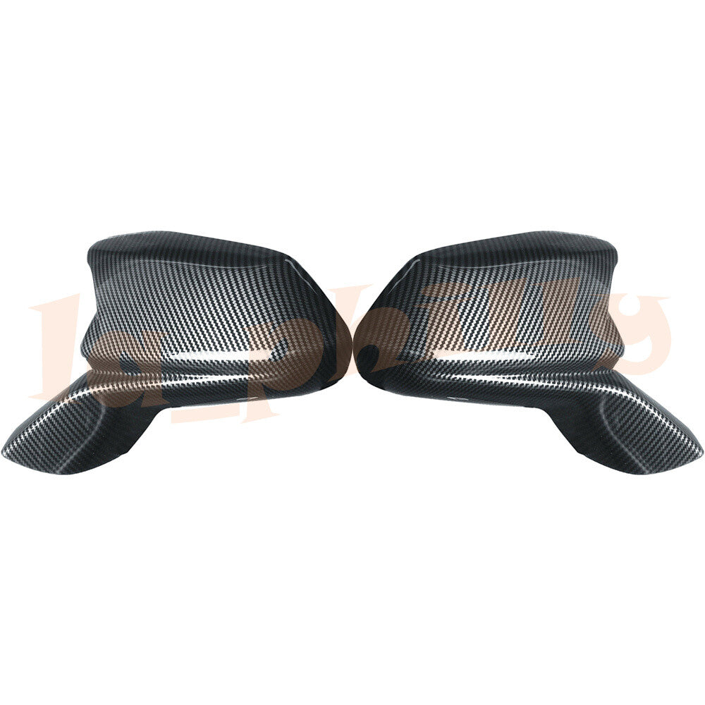 Carbon Fiber Mirror Cover Cap For 2016 2017 2018 2019 2020 21 2022 CHEVY CAMARO