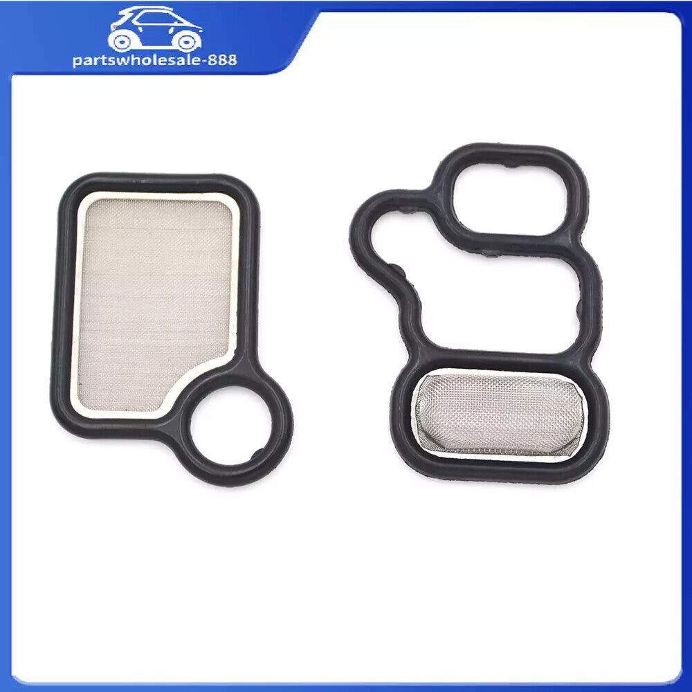 5815-RAA-A01 15845-RAA-A01 Set 2pcVTEC Solenoid Gasket And VTC Filter for Honda