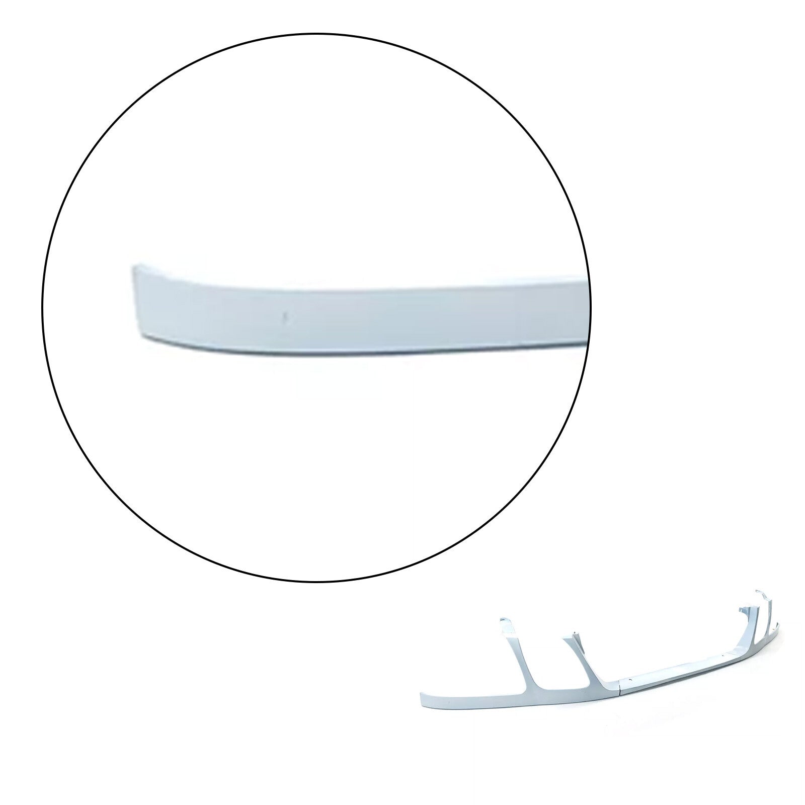 3-piece front bumper headlight trim mesh primer for Lexus LX470 1998-2002