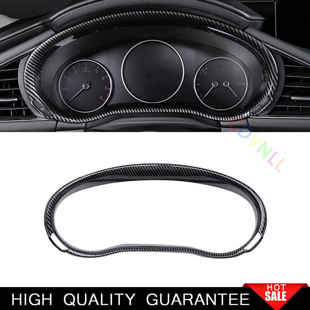for Mazda 3 Axela 2020-21 Carbon Fiber Style Speedometer Panel Frame Cover Trim