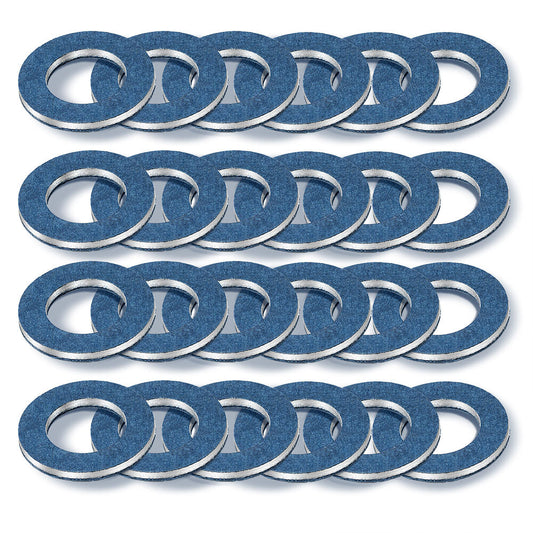 100PCS Oil Drain Sump Plug Washers Gasket Hole 90430-1203 Fits for Toyota for Lexus Q