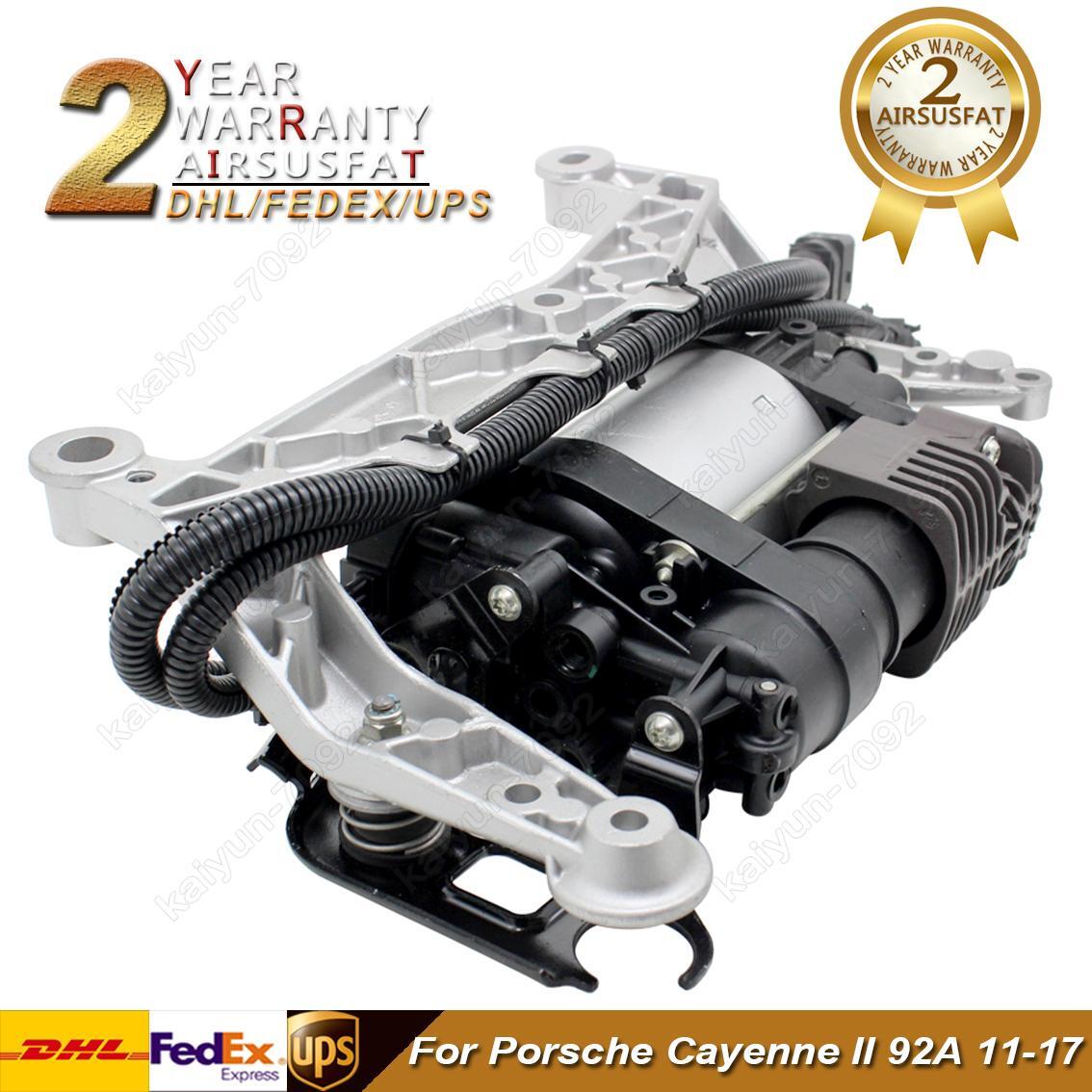 Air Suspension Compressor Pump W/ Bracket for VW Touareg NF II for Porsche for Cayenne