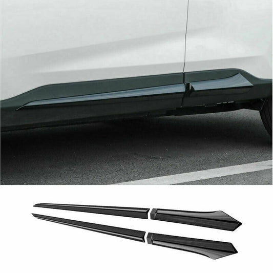 2019-2024 Fit for Toyota RAV4 Glossy Black Side Door Body Molding Cover Trim 4pc