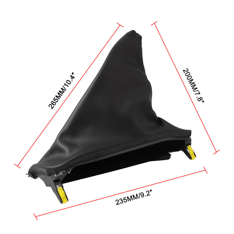 Handbrake and T-bar boot cover set in leather, suitable for FG-X 2008 ~ 2018- n