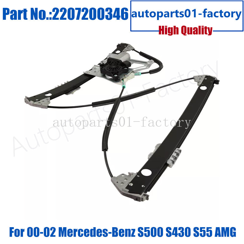 Front Driver Side Window Regulator for Mercedes S-CLASS W220 S430 S500 S55 AMG