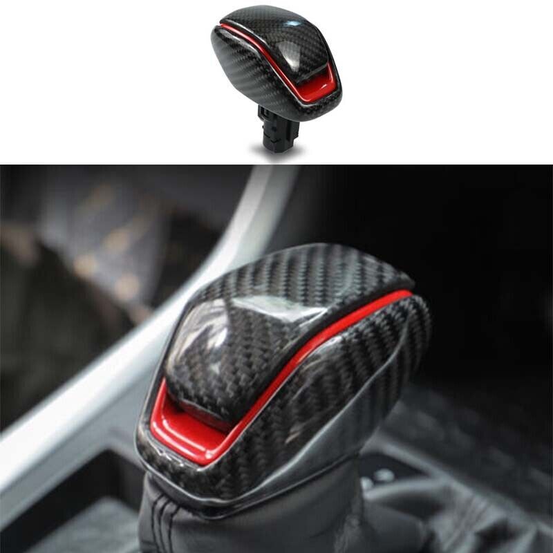 for Toyota RAV4 2019-2023 Shift Knob Inner Gear Real Carbon Fiber Cover Trim