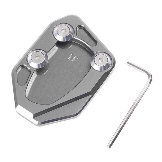 Motorcycle Kickstand Side Stand Extension Plate Pad for LIFAN KPR150 Grey Q