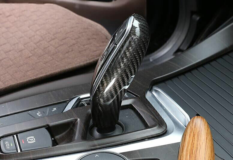 Real Carbon Fiber Center Console Gear Shift Knob Head For 5 17-23 B n