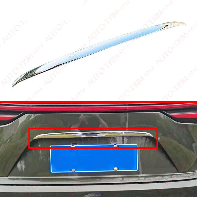 for Hyundai Kona 2018-2023 Chrome Rear Trunk Side Pillar Panel Spoiler Trims 4X v