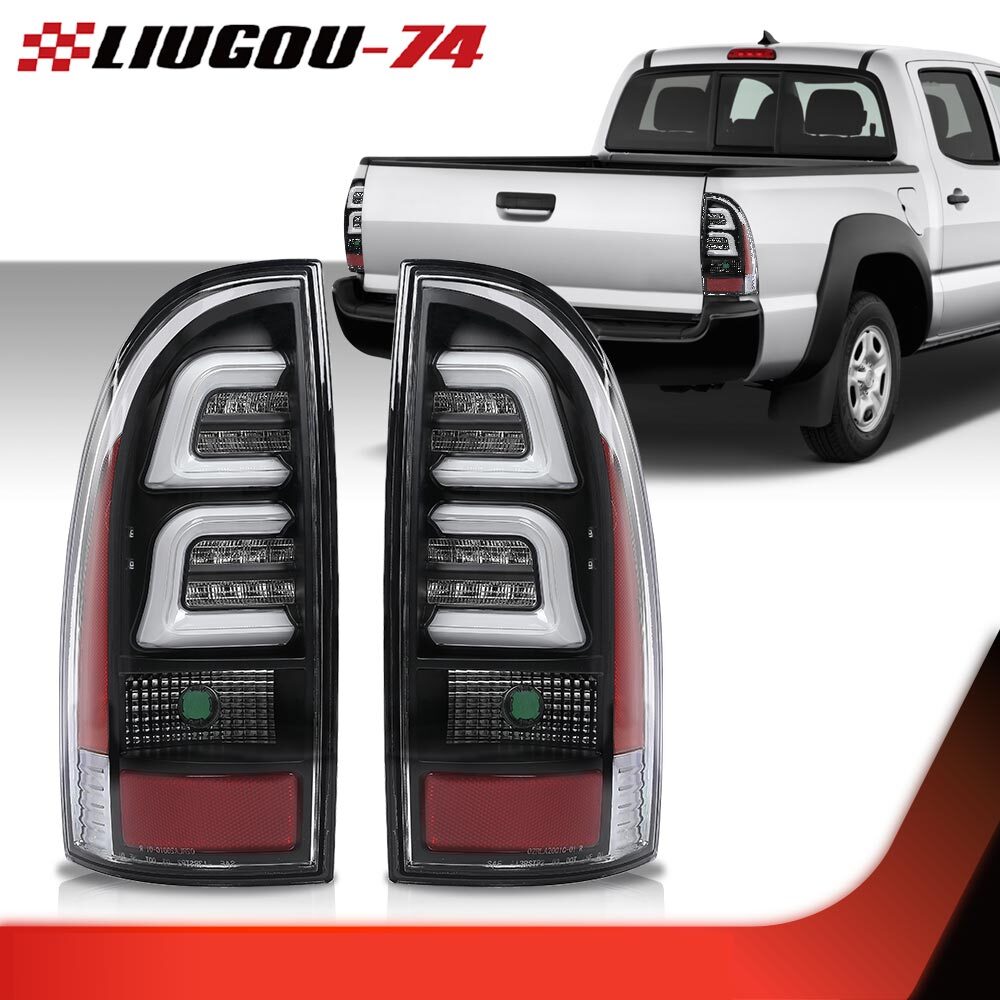 [3D LED tube strip] Tail light brake parking light suitable for 05-15 for Tacoma brand new - v