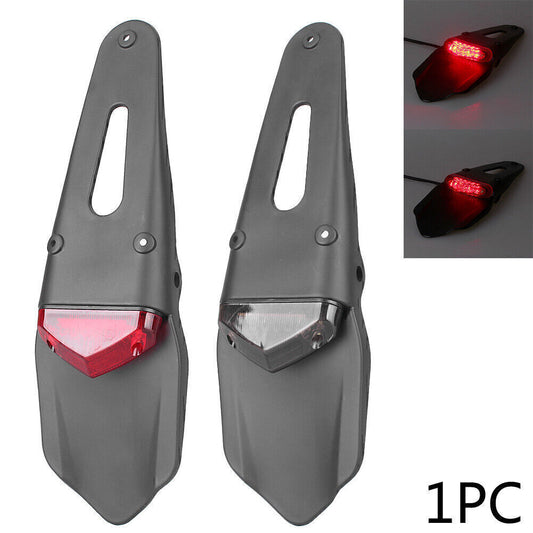 LED Brake Stop Lamp Taillight Rear Fender Fit Universal Dirt Bike ABS Q