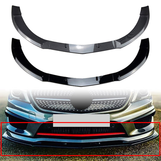Front Bumper Splitter Lip Spoiler for Mercedes-Benz CLA Class C117 CLA200 260