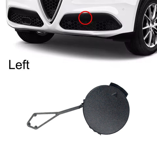 Left Front Bumper Towing Hook Eye Cover Cap Lid for Alfa Romeo Stelvio 2017-2023 Q