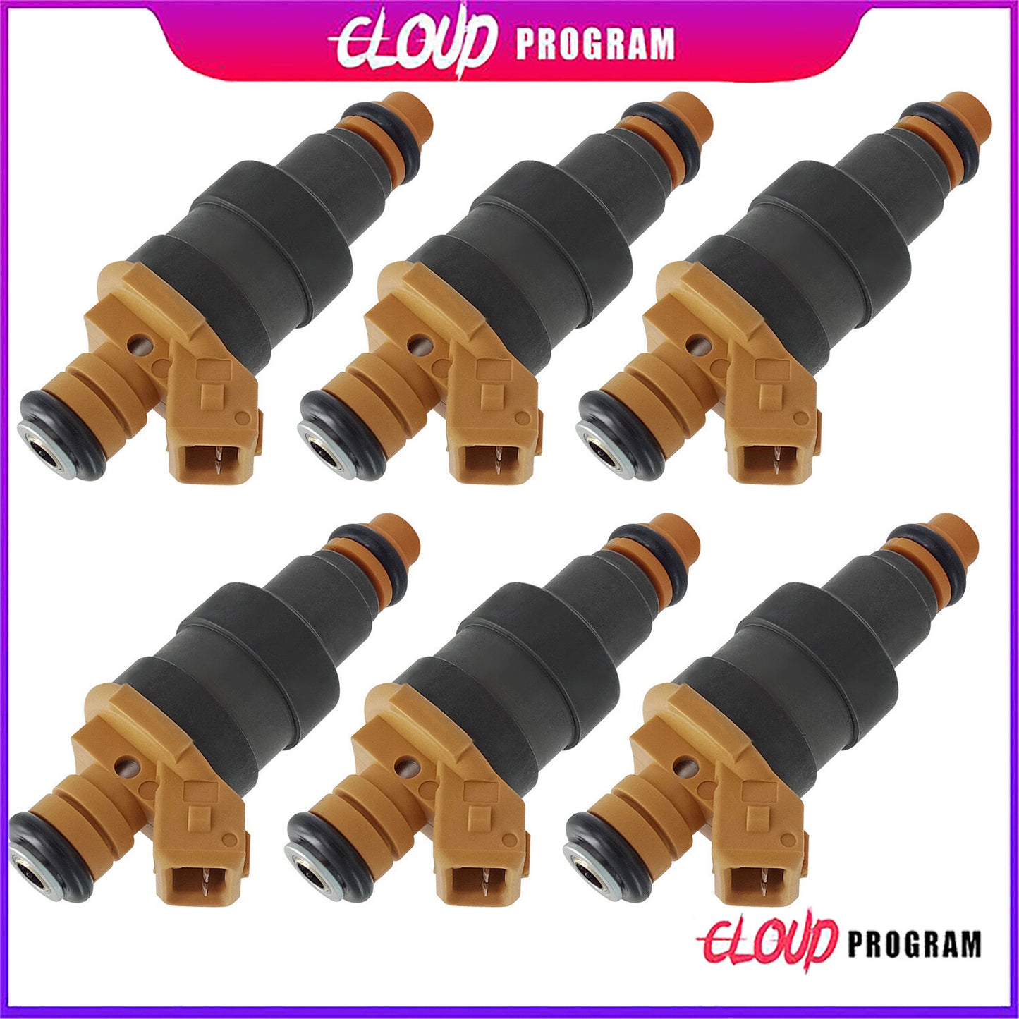 6PC Fuel Injector 0280150203 Fit For 1985-1986 635CSi 535is 735i 3.5 I6 v