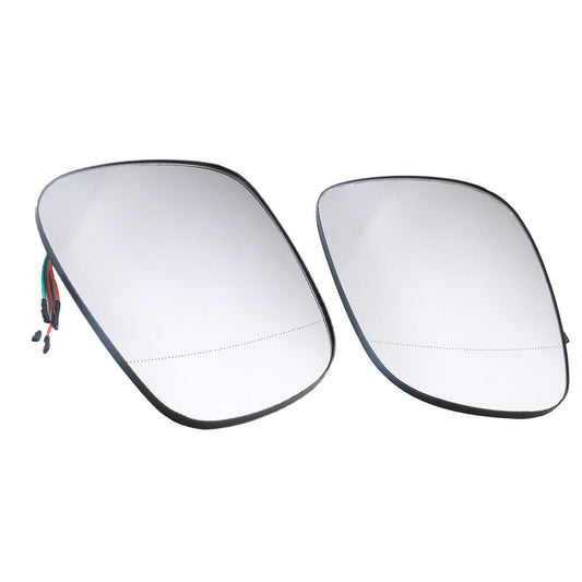 Set of 2 Mirror Glass Left Right Fits for 2008-2015 for BMW X3 F25 X1 E84 Replaces Q
