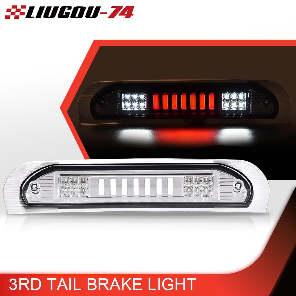 LED third tail brake light cargo light chrome shell suitable for 02-09 for Dodge for Ram 1500- v