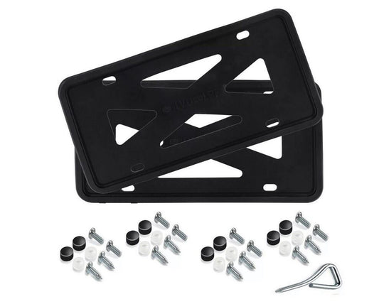 for Audi S5 A5 Rear Hood Mesh Grille Badge Front Trunk Badge Decal Gloss Black- v