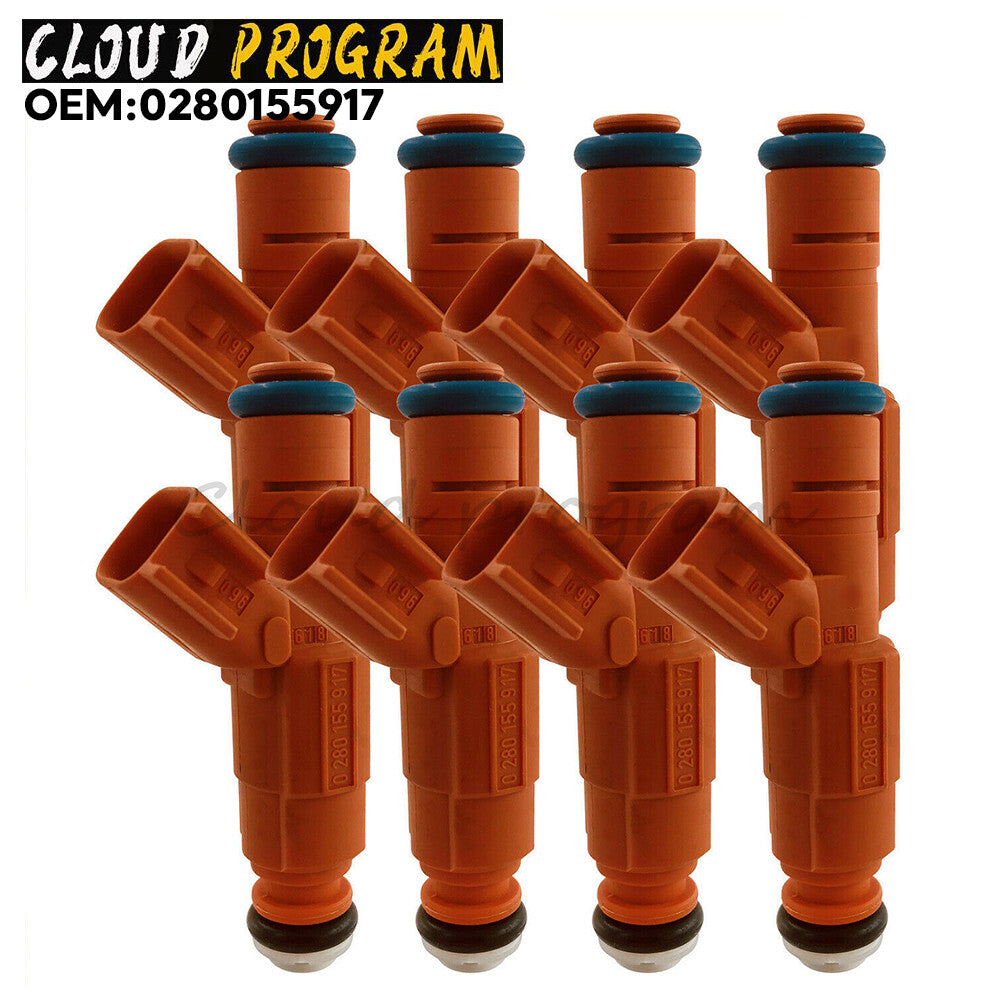 Set (8) Fuel Injectors 0280155917 For Excursion /F-350 Super Duty 6.8L n