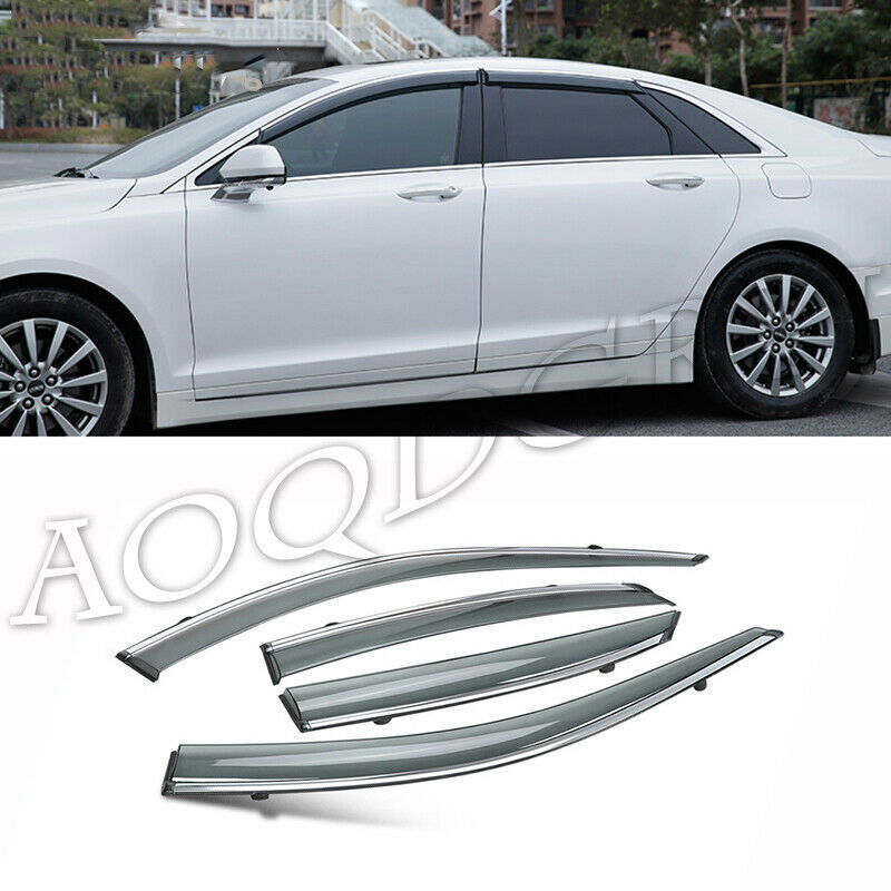 for Lincoln MKZ 2013-2020 Window Vent Visor Sun Rain Wind Guard Sun/ Rain Shield