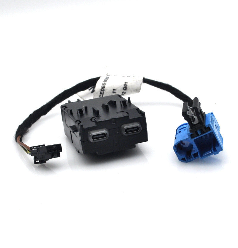 Dual Usb Type-C Charger socket led for Mercedes vito viano W447 v class 2014 up v