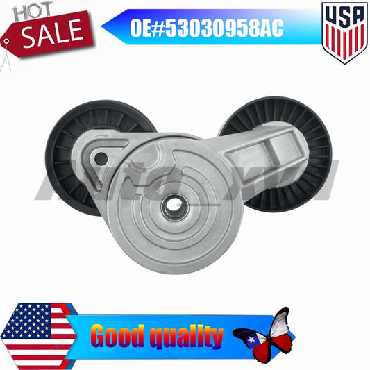 53030958AC Belt tensioner with double pulleys suitable for Chrysler Aspen and for Dodge Dakota for Ram Q