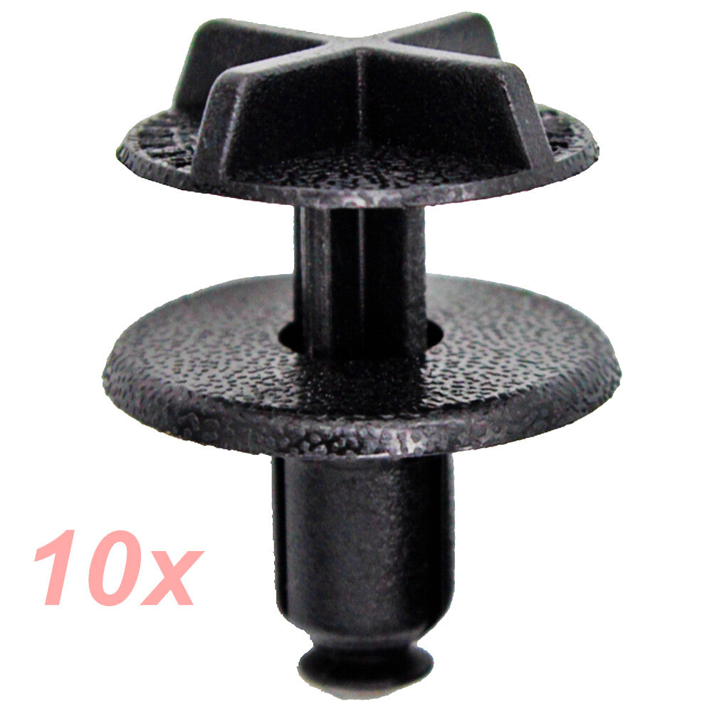 FOR GM 10382313 Sight Shield and Trim Push-Type Retainer Clips Pack of 10pcs
