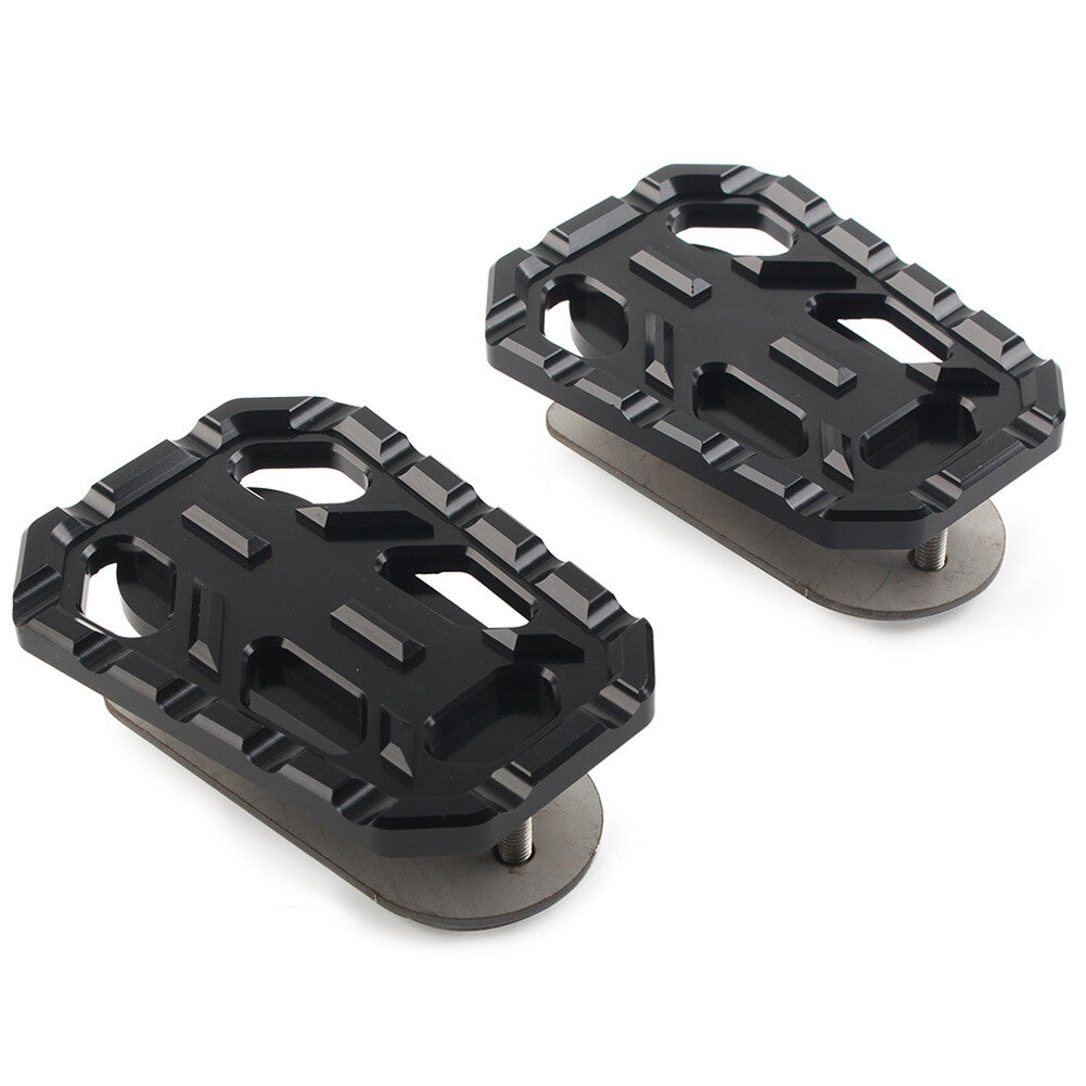 2x CNC Front Foot Pegs Pedals ForScrambler 1200XC 1200 XE Tiger 850 Sport Black
