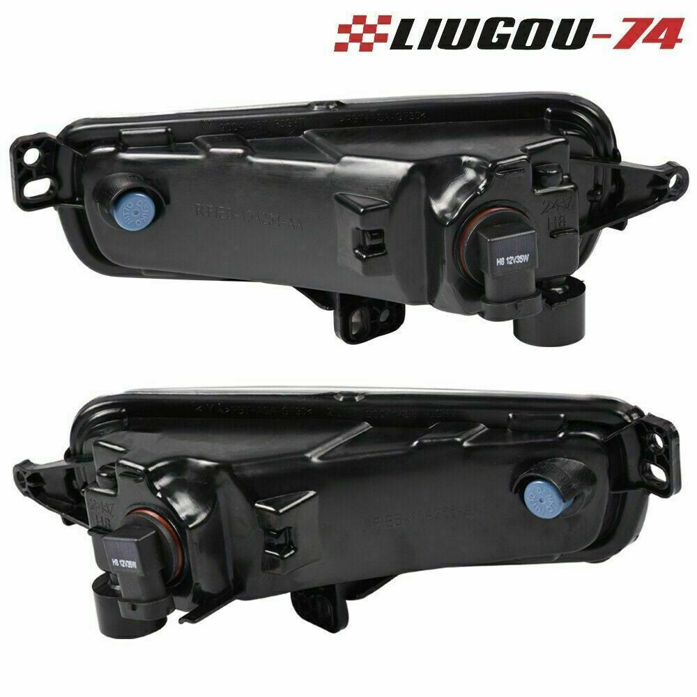 Suitable for 2015-17 for Ford Focus, pair of clear lens front bumper fog lights and driving lights.