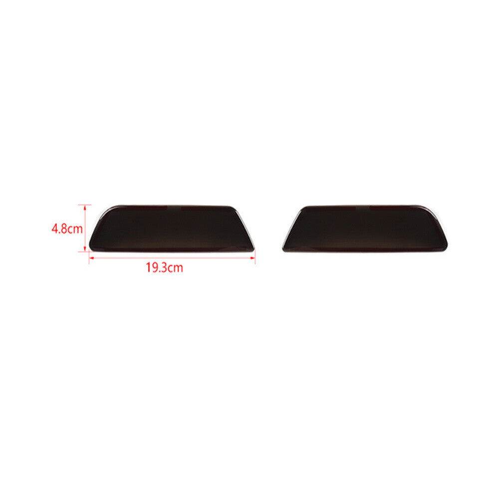 Smoked Black ABS Rear Fog Light Lamp Cover for Jeep Cherokee 2019-23 Accessories