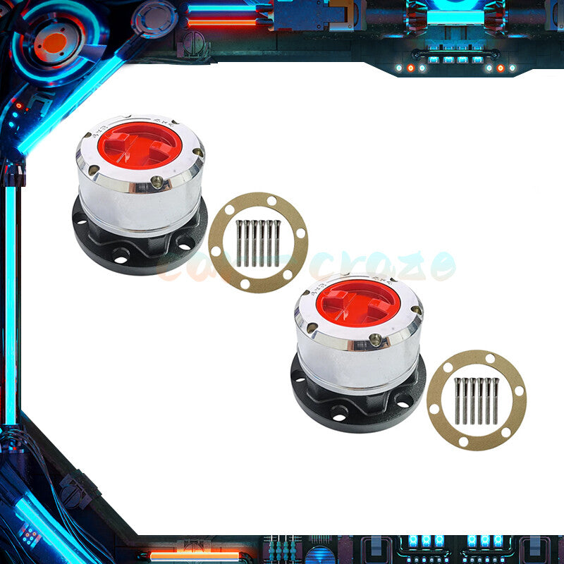 2x Locking Hubs Fits for Nissan Pick Up Patrol 1990 + 31 Spline Axles IFS Q