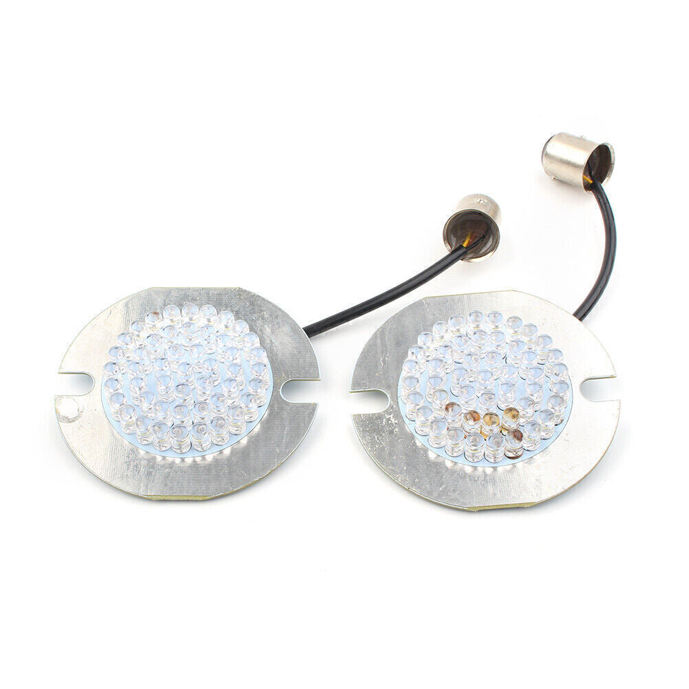 for Harley Electra/Ultra/Road Glide 1157 LED Turn Signal Light Indicator Inserts Q