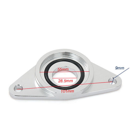for Subaru Flange For SSQV BOV for Impreza WRX 02-07  STi 08-12 Silver Q