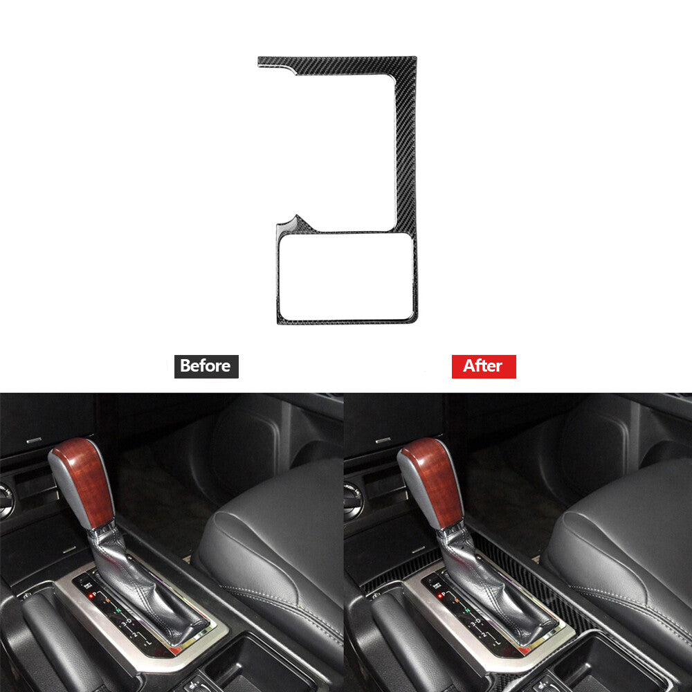 Red Vehicle Carbon Fiber Navigation Panel Cover Trim for Cadillac CTS 2003-2007 v