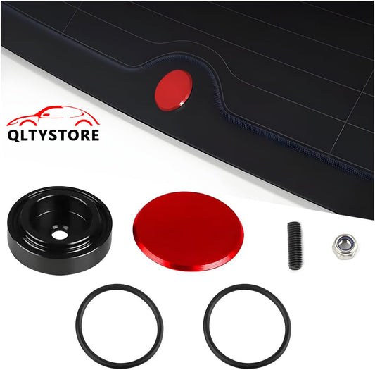40mm Rear Wiper Block Off Delete Plug Cap Grommet for Civic Integra RSX Red Q