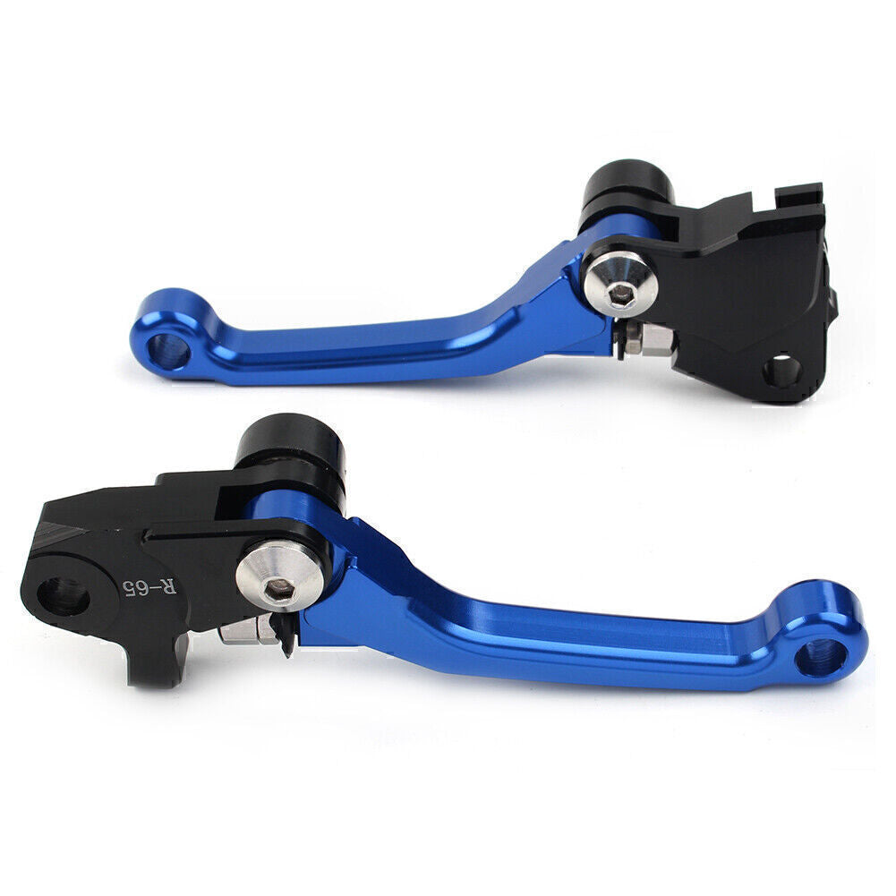 Pivot Brake Clutch Levers Fit for YAMAHA YZ 250F YZ 426F YZ 450F 2009-2020 Blue
