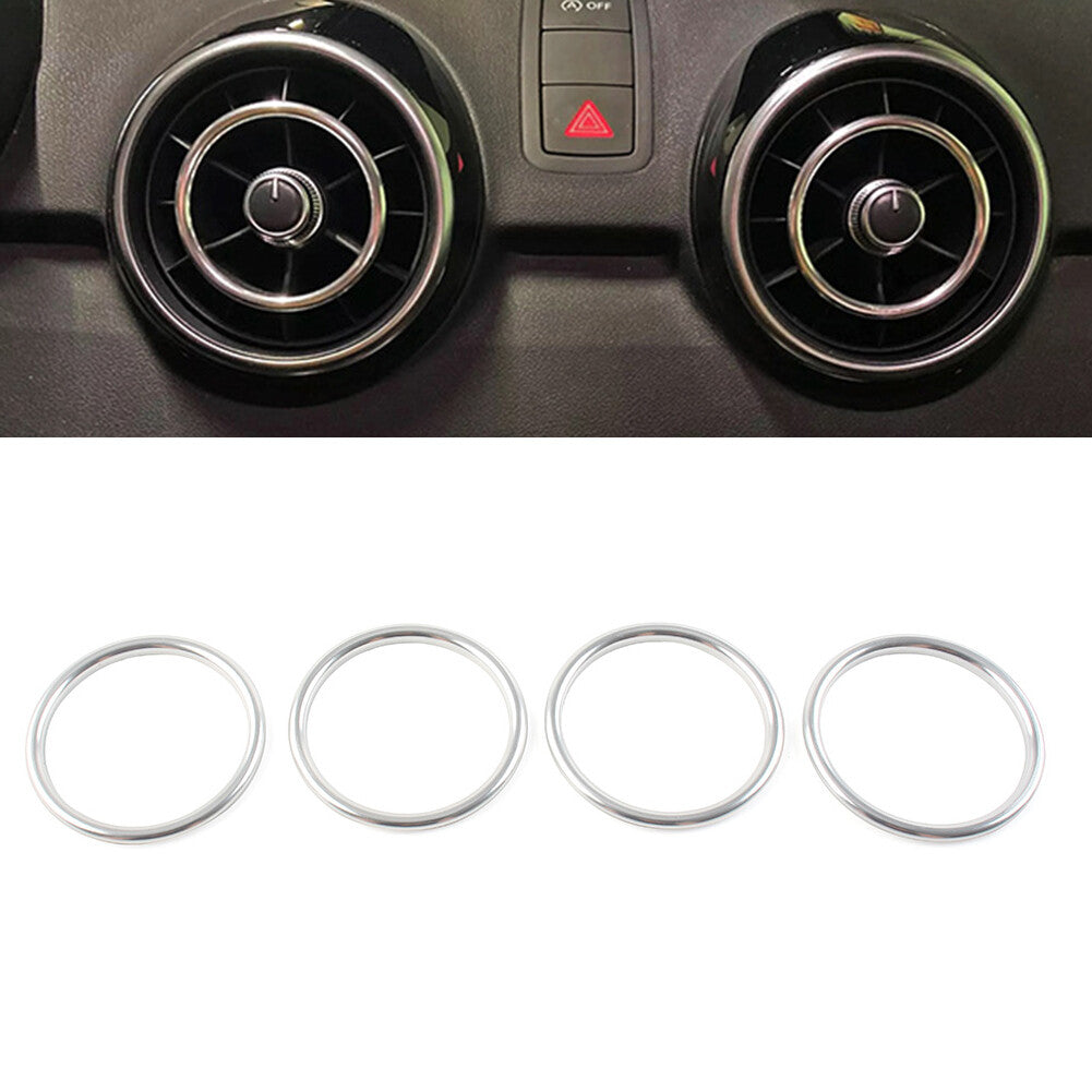Center Console AC Air Condition Vent Outlet Inner Ring Cover Trim Fit for Audi A1 S1
