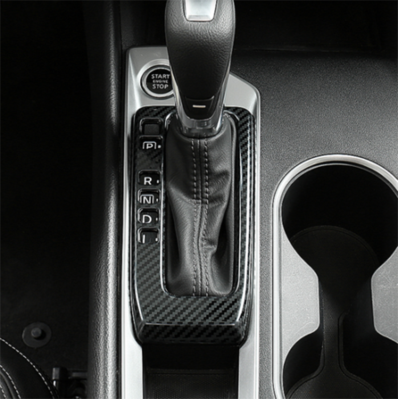 for Nissan Altima 2019-2022 ABS Carbon Fiber Gear Shift Shiter Panel Cover Trim