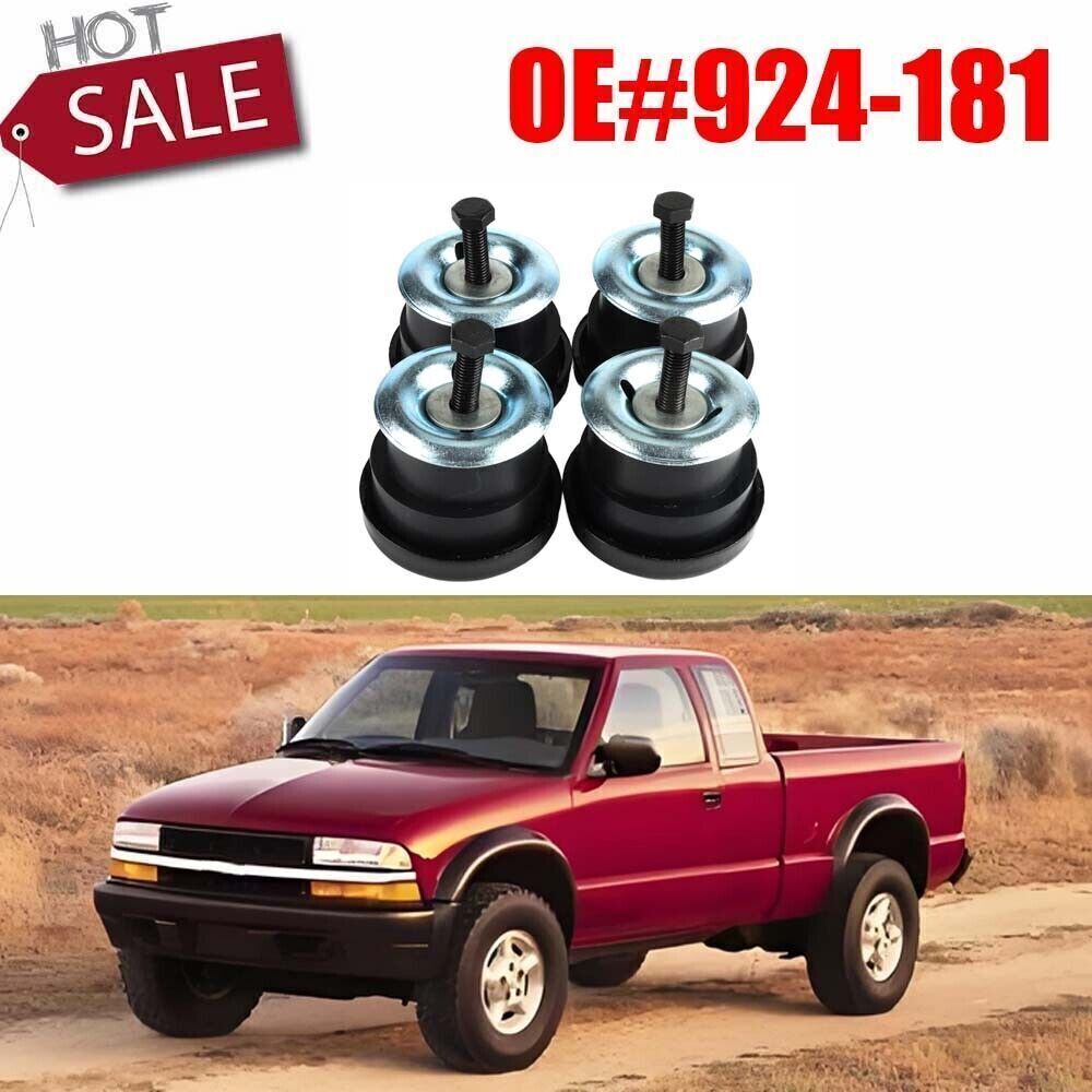 4PCS 924-181 Body Mount Set for Chevrolet S10 GM Sonoma 2.2L 1994-2003 95 96 97
