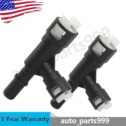 2-Piece Heater Hose Connector for Tahoe, for Cadillac for Escalade , for GMC for Sierra - n