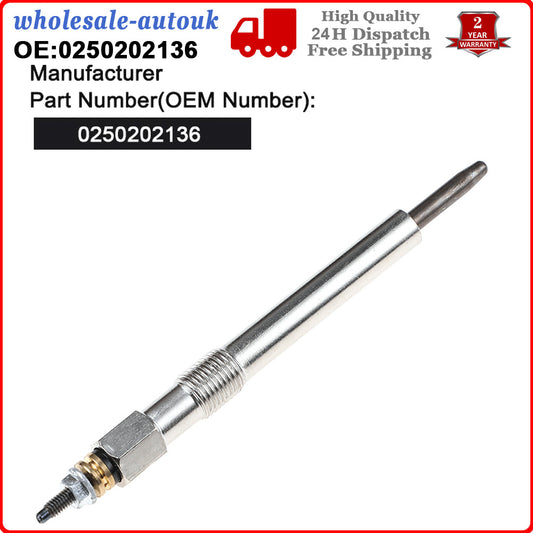 New Diesel Glow Plug 0250202136 for Great Wall Hover H3 H5 Wingle 3 Wingle 5 Q