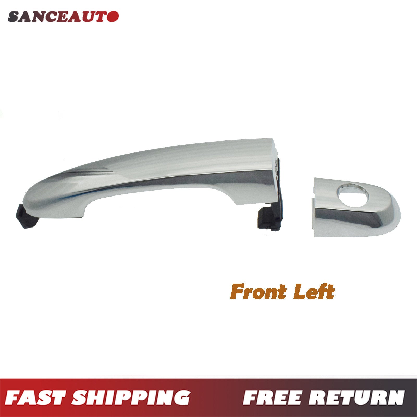 Front left drive chrome exterior door handles for 2011-2015 for Kia Sorento n