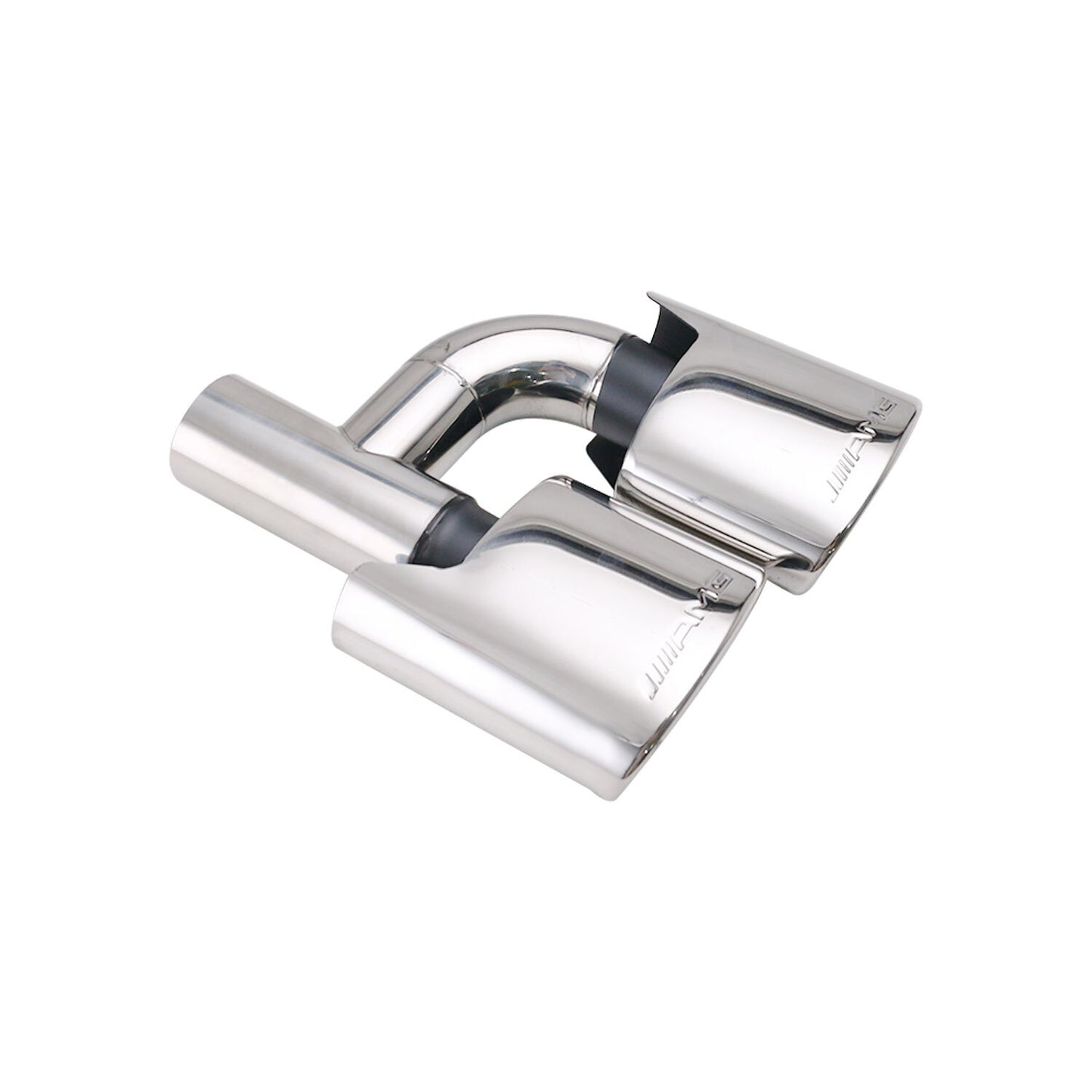 2PCS C63 Exhaust Tips AMG For C250 C300 C350 for Mercedes W204 W211 C-Class
